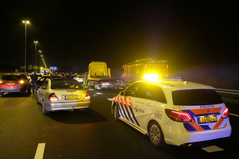 Zwaar ongeval met meerdere voertuigen