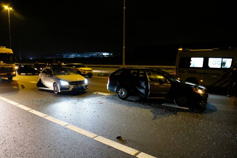 Zwaar ongeval met meerdere voertuigen