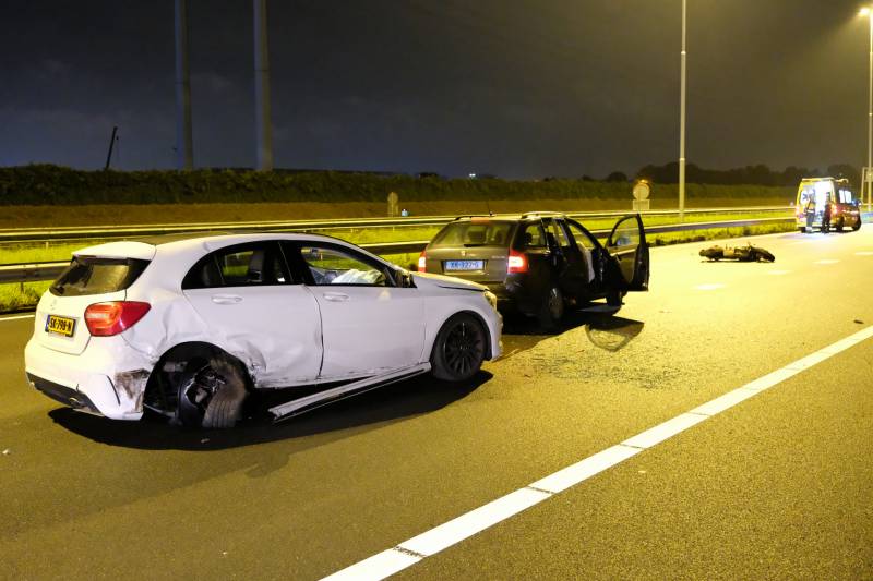 Zwaar ongeval met meerdere voertuigen