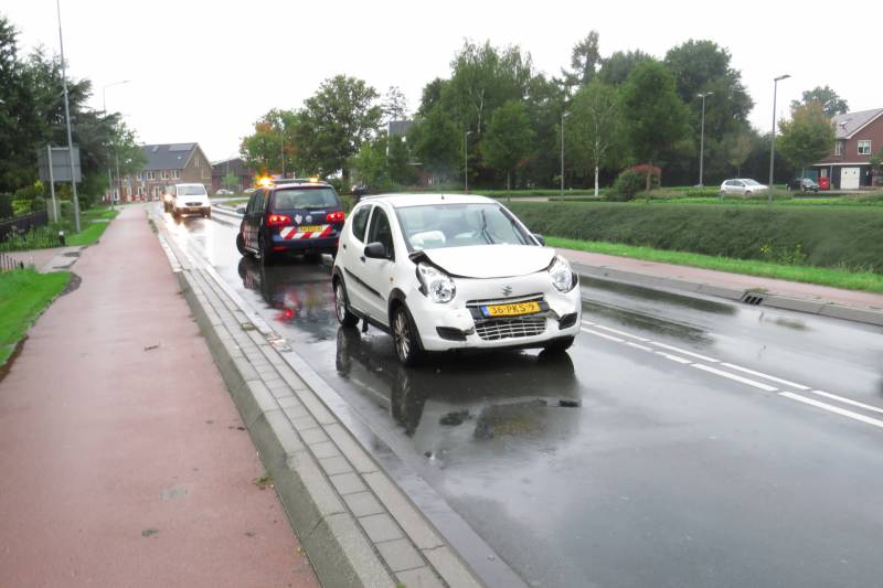 Gewonde na kop-staart botsing