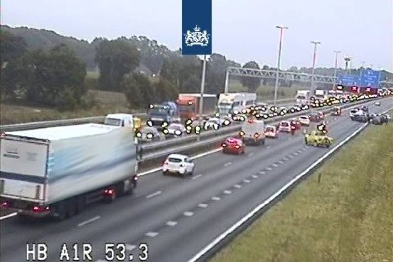 Rijksweg A1 112 meldingen Terschuur 