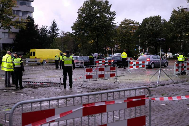 Grote controle op parkeerplaats
