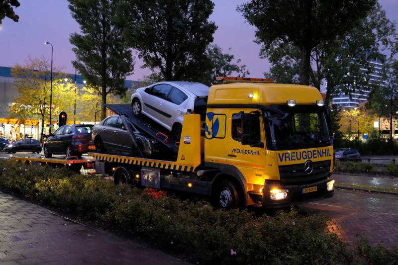 Grote controle op parkeerplaats