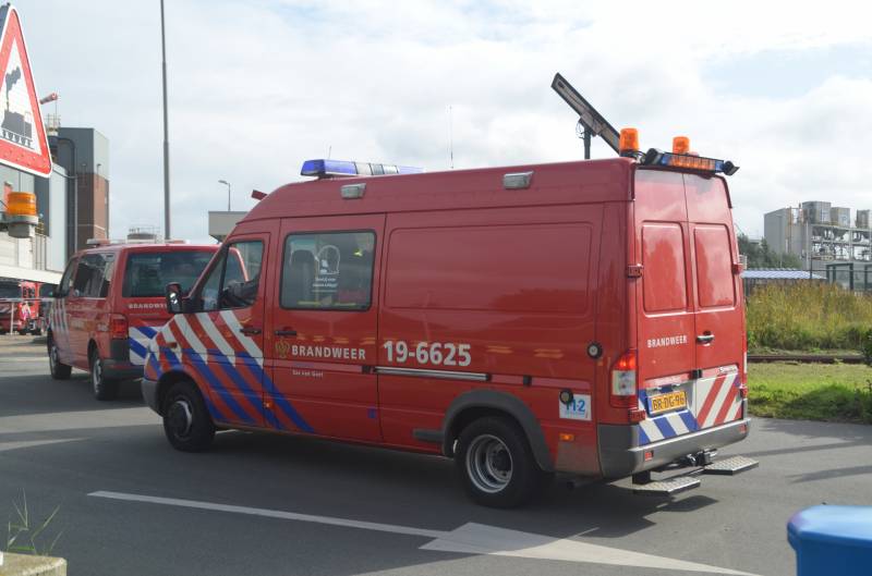 Lekkage ontstaan in een vat gevaarlijke stoffen bij ICL-IP