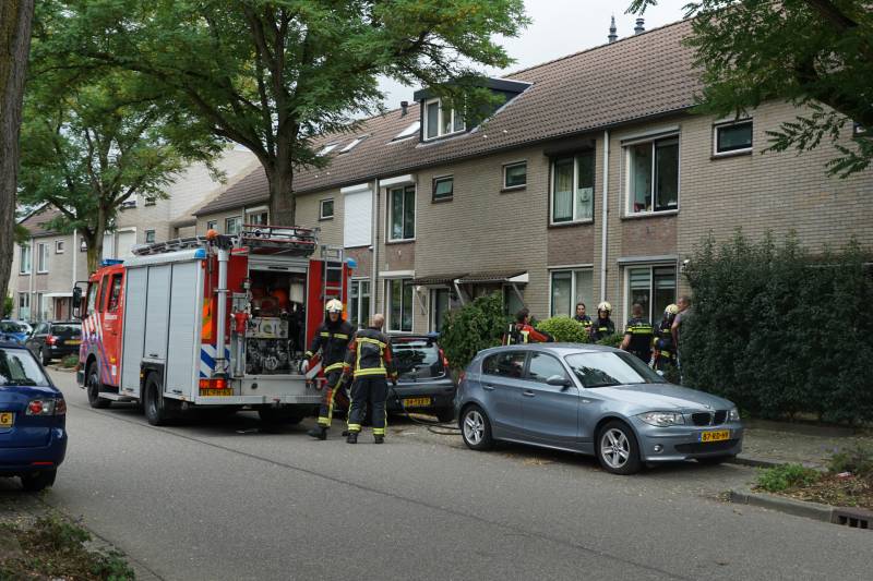 Brand in woning snel geblust