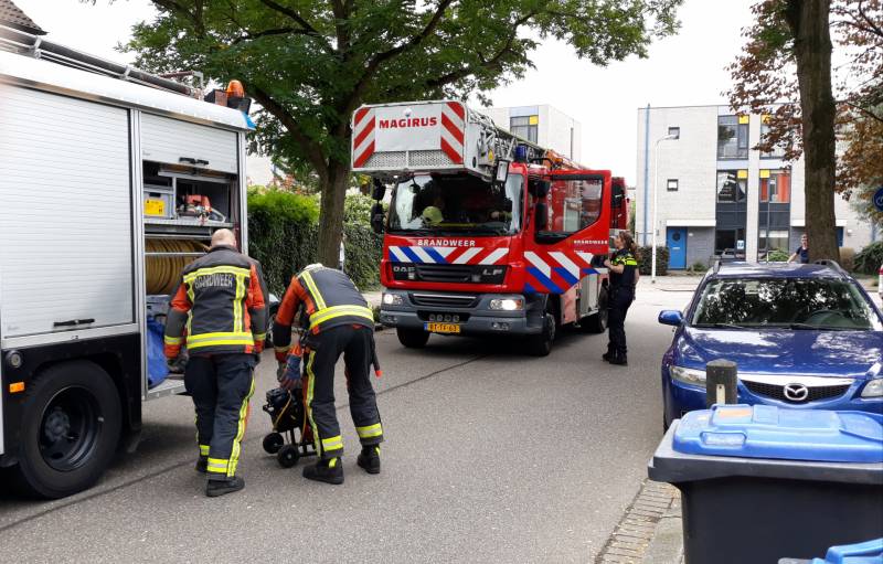 Brand in woning snel geblust