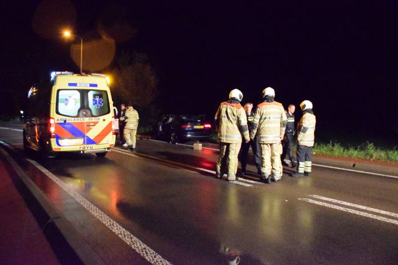 Gewonde na frontale aanrijding