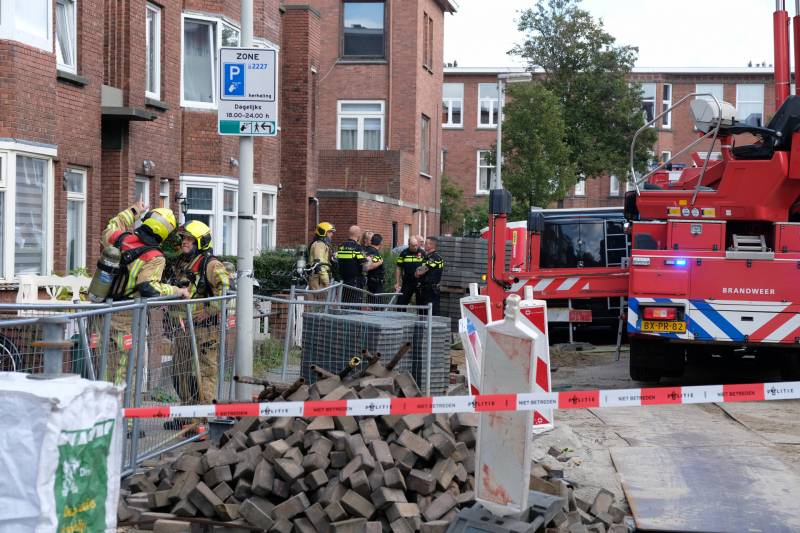 Brand in keuken portiekwoning in Oostbroek-Noord