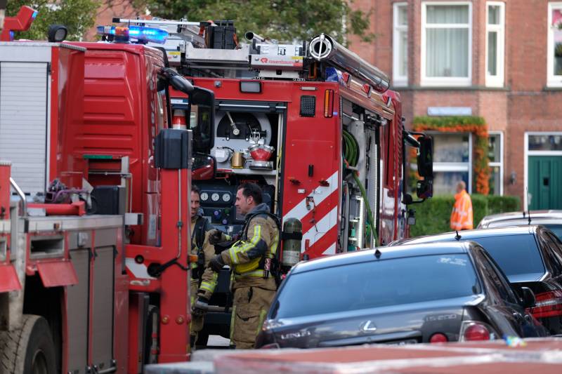 Brand in keuken portiekwoning in Oostbroek-Noord