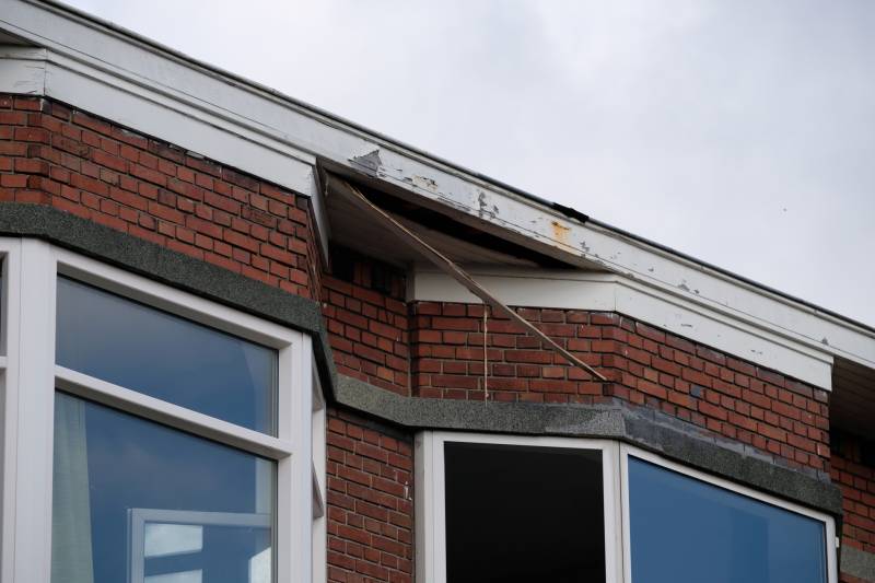 Brand in keuken portiekwoning in Oostbroek-Noord