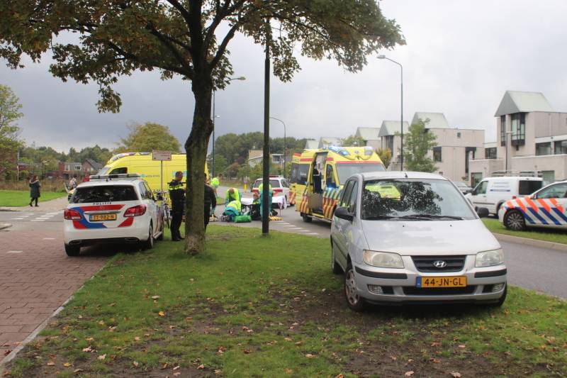 Fietsster ernstig gewond in Brinkhorst