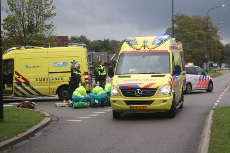 Fietsster ernstig gewond in Brinkhorst