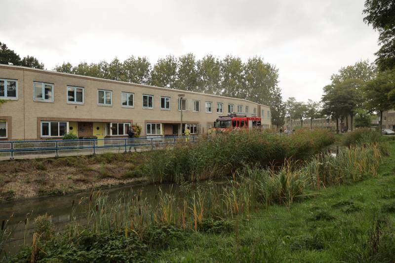 Woning Zielhorst vol rook na brand in trapkast