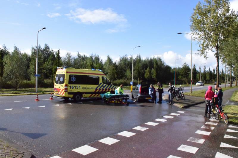 Fietser ernstig gewond na ongeval met auto
