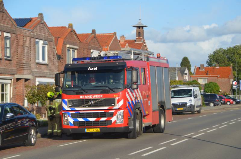 Brand in meterkast van woning
