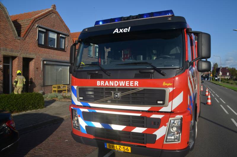 Brand in meterkast van woning
