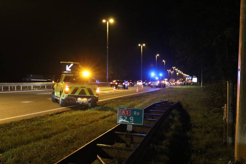 Rijksweg A1 112 nieuws Terschuur 