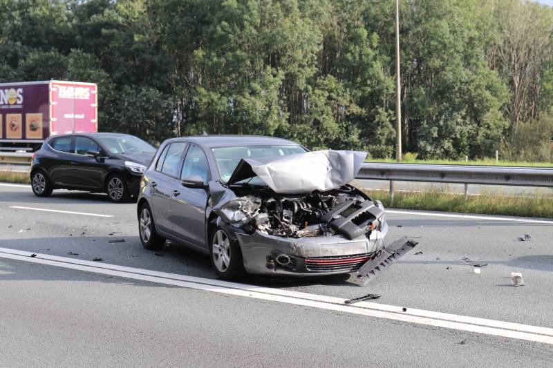 Ongeval tussen meerdere voertuigen