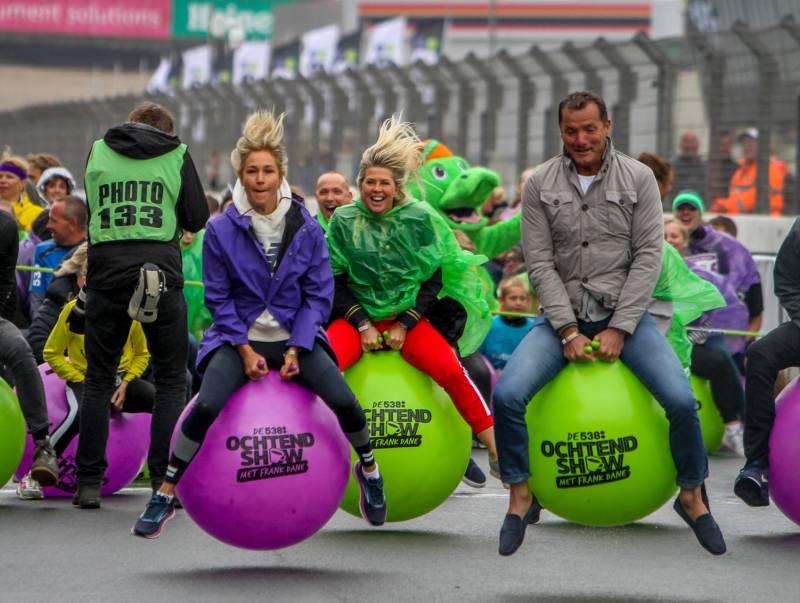 Radio 538 Skippybal Race op Circuit Zandvoort voor het goede doel