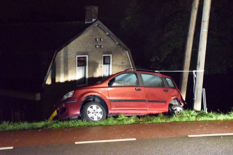Opnieuw ongeval op dijk ondanks waarschuwingsborden