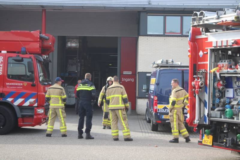 Brand op dak bedrijfspand tijdens werkzaamheden