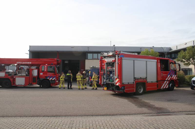 Brand op dak bedrijfspand tijdens werkzaamheden