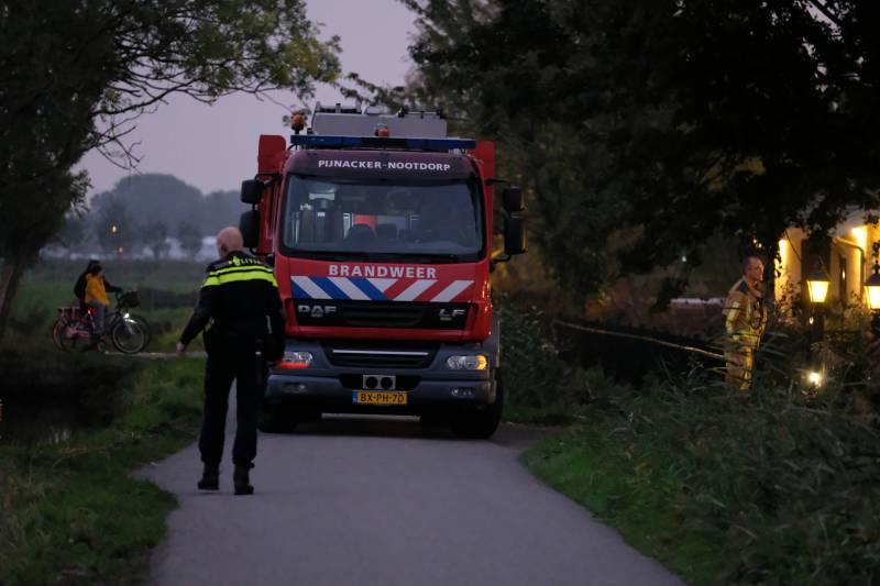 Brandweer druk met schoorsteenbrand