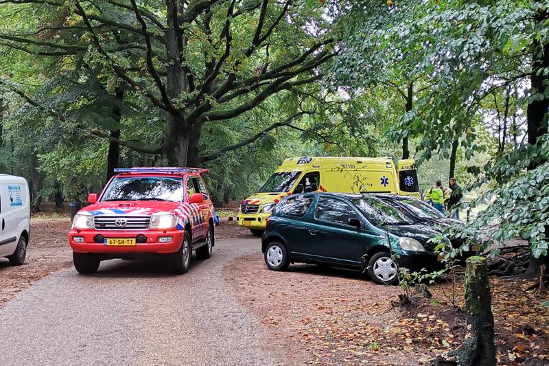 Mountainbiker gewond na valpartij op Ederheide