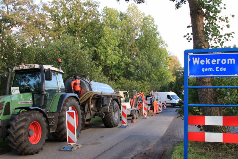 Kapotte riolering zorgt voor sinkhole