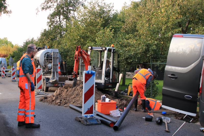 Kapotte riolering zorgt voor sinkhole