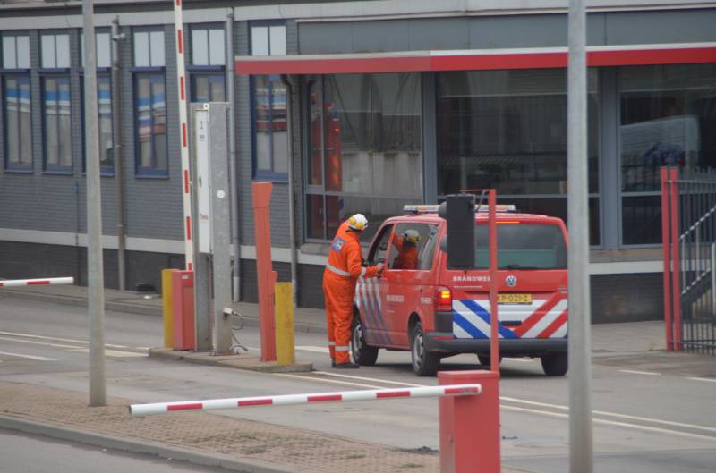 Incident met gevaarlijke stoffen op terrein Heros