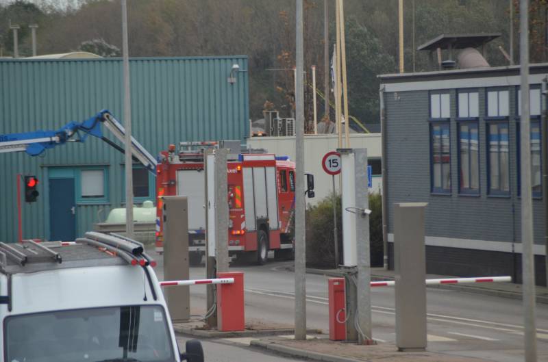 Incident met gevaarlijke stoffen op terrein Heros