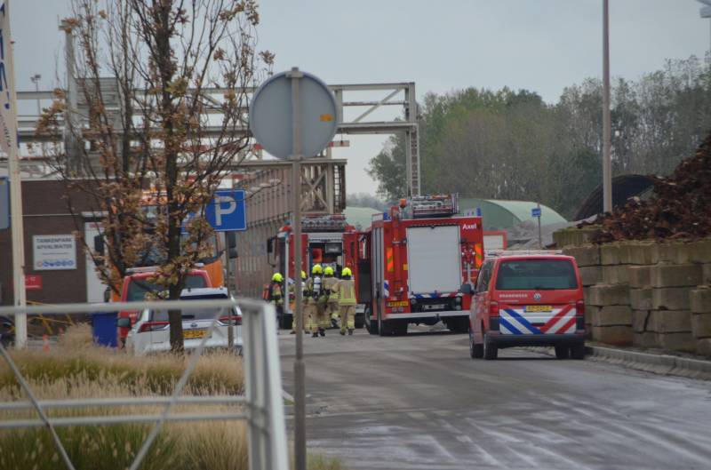 Incident met gevaarlijke stoffen op terrein Heros