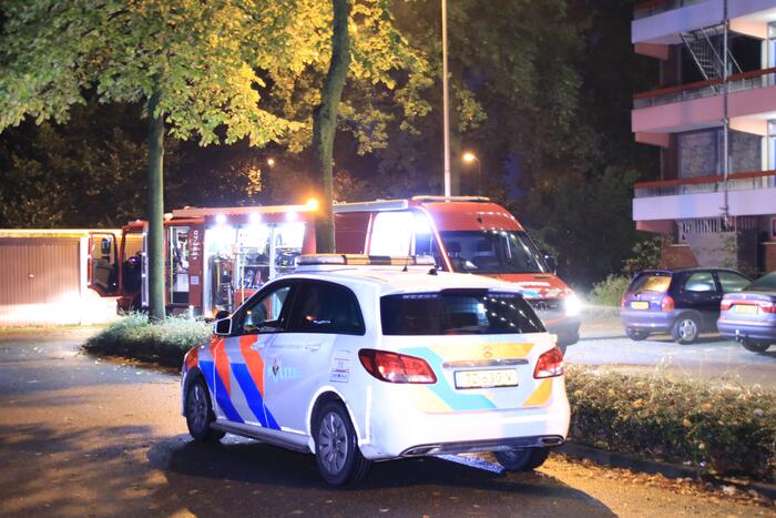 Flat ontruimd om aangestoken brand kelderbox
