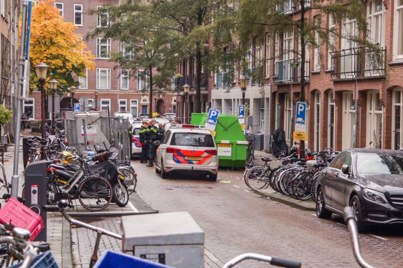 Straat afgezet na schietpartij