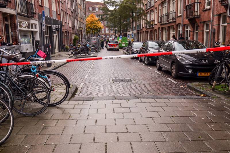 Straat afgezet na schietpartij