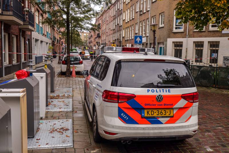 Straat afgezet na schietpartij