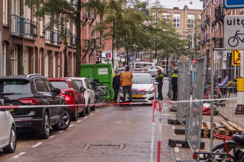 Straat afgezet na schietpartij