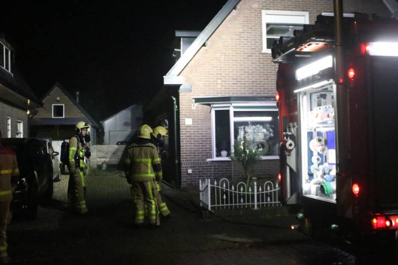 Flinke rookontwikkeling bij woningbrand