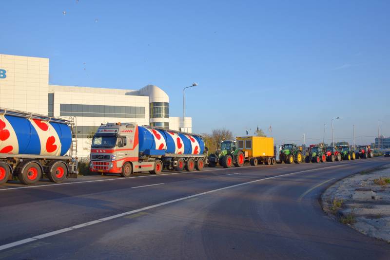 Verkeerschaos door boerenprotest