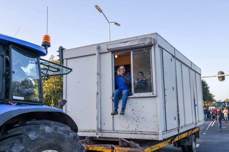 Bilthoven opslot door stikstof boerenprotest