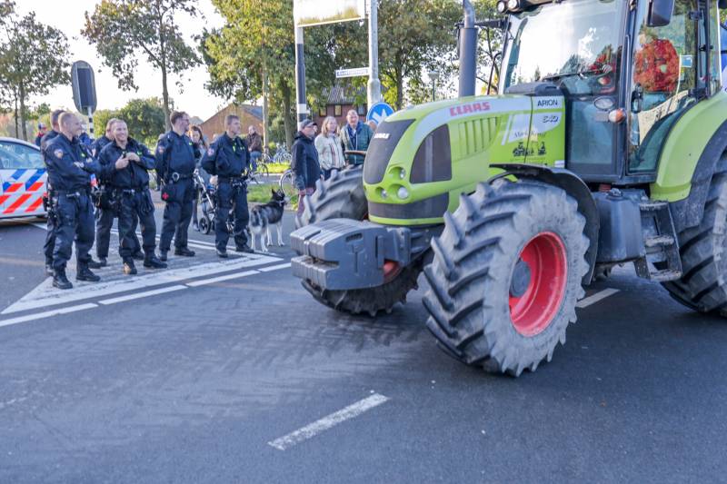 Bilthoven opslot door stikstof boerenprotest