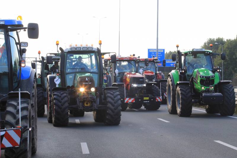 Bilthoven opslot door stikstof boerenprotest