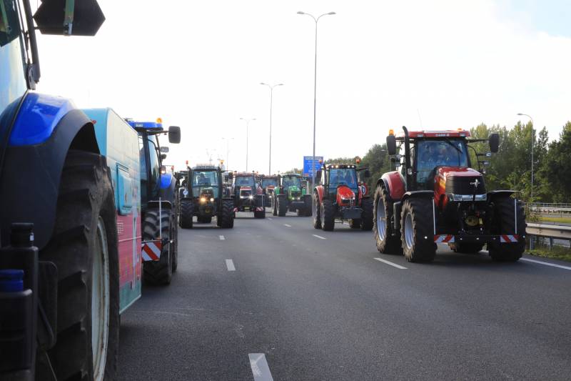 Bilthoven opslot door stikstof boerenprotest