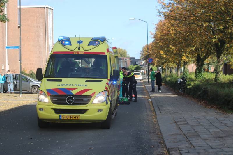 Fietser zwaargewond na valpartij