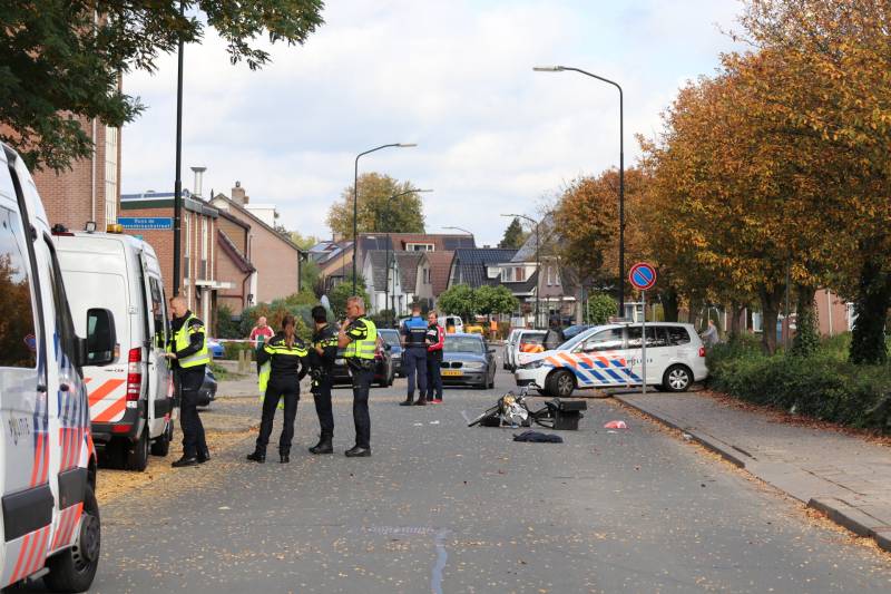 Fietser zwaargewond na valpartij