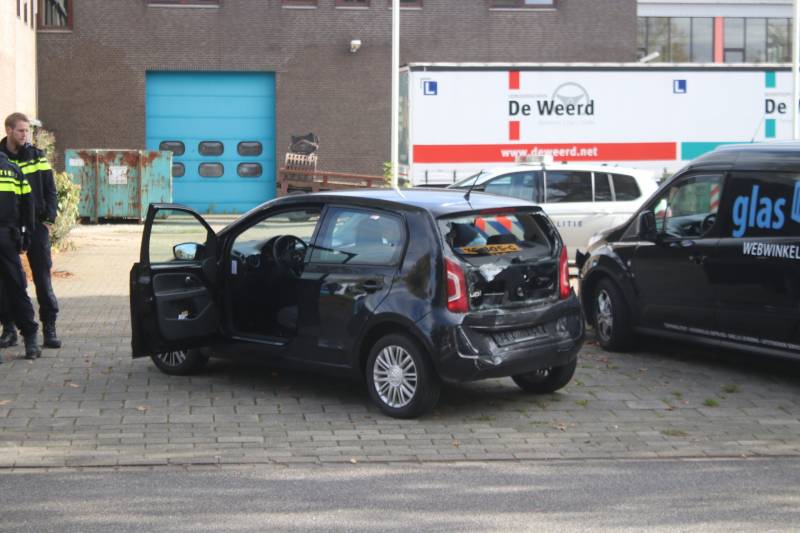 Flinke schade na kop staart aanrijding