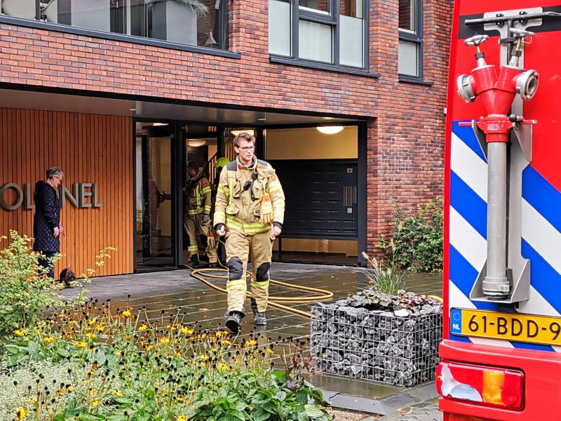 Brand in woning van appartementencomplex