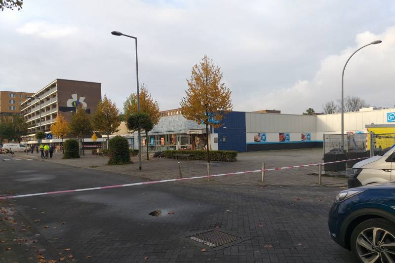 Gevel Albert Heijn weggeblazen bij plofkraak