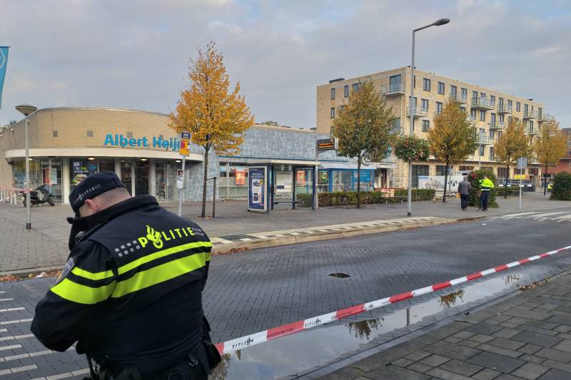Gevel Albert Heijn weggeblazen bij plofkraak